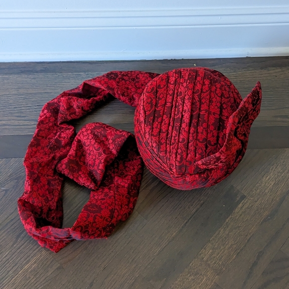 Deepak Fahad Men's Pakistani Indian Bollywood Style Groom Turban, Maroon - Picture 2 of 8